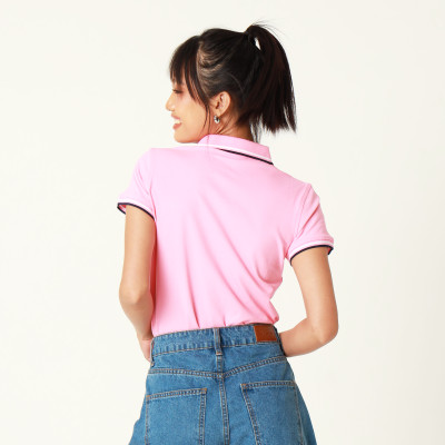 Áo Polo Nữ Dáng Ôm Slim Fit Vải Pique Cao Cấp Aaa Jeans