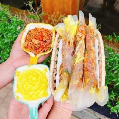 Combo Bánh Tráng Phơi Sương, Bơ, Muối Tép Hành Phi Viettin Mart