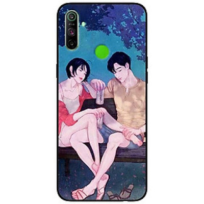 Ốp lưng dành cho Realme C3 mẫu Cặp Đôi Chill