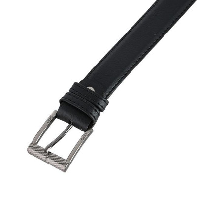 Thắt lưng nữ Huy Hoàng 3 phân may viền màu đen HC5002