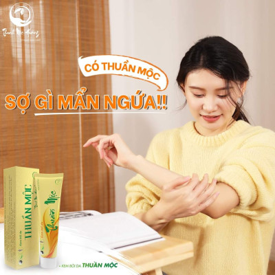 Combo 5 tuýp kem bôi da thuần mộc trị hăm chàm sữa mụn nhọt Thanh Mộc Hương 16g