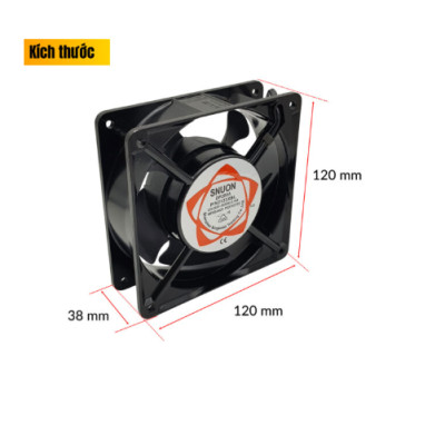 Quạt Gió Làm Mát Tủ Mạng SNUON – Dùng Cho Tủ Rack Treo Tường / Đứng,Hàng Chính Hãng