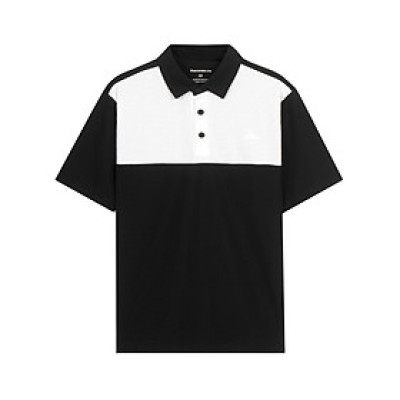 Áo Polo Nam Thể Thao Cổ Sơ Mi ALLPUR CoolMax Siêu Mát - Ngăn mùi - Màu Đen Phối Trắng