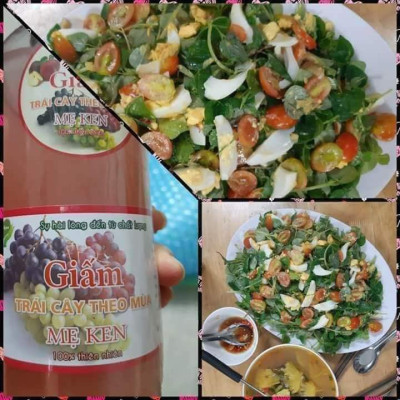 GIẤM NHO NGUYÊN CHẤT MẸ KEN (1 lít)