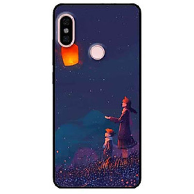 Ốp lưng in cho Xiaomi Redmi Note 6 Pro Mẫu Conan Ngắm Đèn