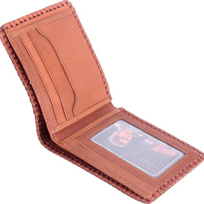 Ví Nam Đan Viền Huy Hoàng HT2134 (12.5 x 10 cm) - Da Bò