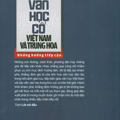 Văn Học Cổ Việt Nam Và Trung Hoa - Những Hướng Tiếp Cận