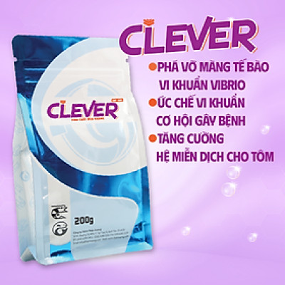 Tinh chất men kháng khống chế phân trắng trong nuôi tôm CLEVER