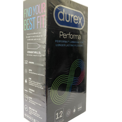 Combo Bao Cao Su Lâu Ra Durex Performa - 12s + Gel Bôi Trơn Sagami Original