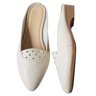 Dép Sục Nữ Da Bò Thật BIGGBEN Cao 3 phân SBN53