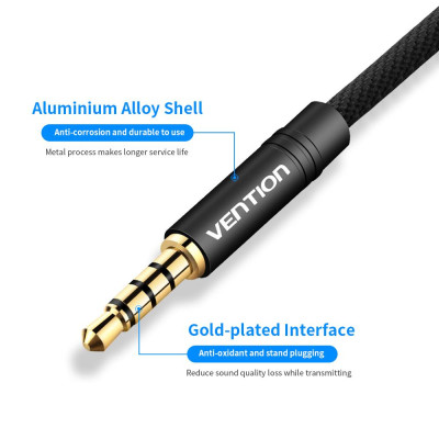 Bộ chia âm thanh 3,5mm 2 cổng Cáp chia