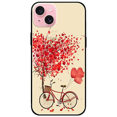 Ốp lưng dành cho Iphone 15 - Iphone 15 Plus - Iphone 15 Pro - Iphone 15 Pro Max - Xe Đạp Tình Yêu - Hàng Chính Hãng