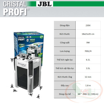 Lọc Thùng JBL CristalProfi Greenline Filter Cao Cấp