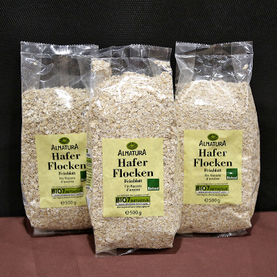 500Gr Yến mạch tươi nguyên chất Hafer Flocken loại cán dẹt - Nhập Khẩu Từ Đức