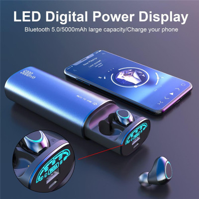 CINCATDY Tai Nghe Bluetooth Earbuds Gaming Headset True Wireless Headphone K-100 - Hàng Chính Hãng