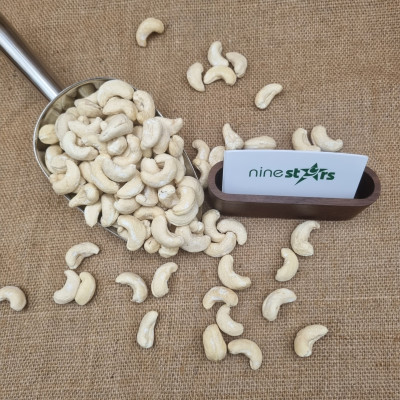 Hạt điều sữa nguyên hạt sấy mộc w240