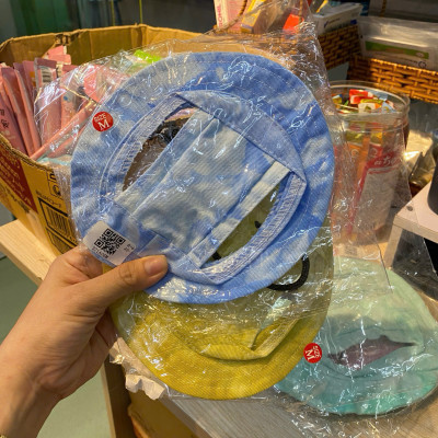 Giao màu ngẫu nhiên - Mũ/Nón Tai Bèo Cho Chó Mèo, Mũ Vải Che Nắng Mùa Hè Đi Biển Có Dây Điều Chỉnh Dành Cho Chó Mèo