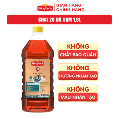 [COMBO TIẾT KIỆM] Nước mắm truyền thống Phú Quốc Hồng Hạnh Siêu Hạng 35 độ đạm 500ml+ Cao Đạm 20 độ đạm 1,9 lít.