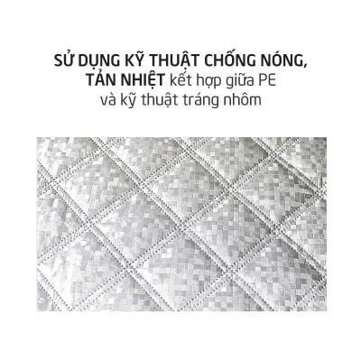 Bạt che nắng kính lái ô tô , tấm che nắng mưa tráng nhôm 3 lớp chống nóng cách nhiệt cao cấp cho ô tô
