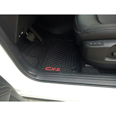 Thảm Lót Sàn Cao Su Dành Cho Xe Mazda CX5 đời 2015 đến 2020 Hàng Cao Su Đúc Ko Mùi