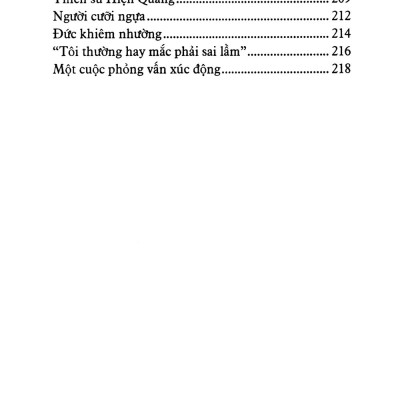 Truyện Kể Về Đức Tính Khiêm Tốn (Tái Bản)