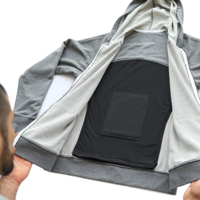 Áo Khoác Chống Nắng Vừa Là Balo Thông Minh A21- Xám Trắng