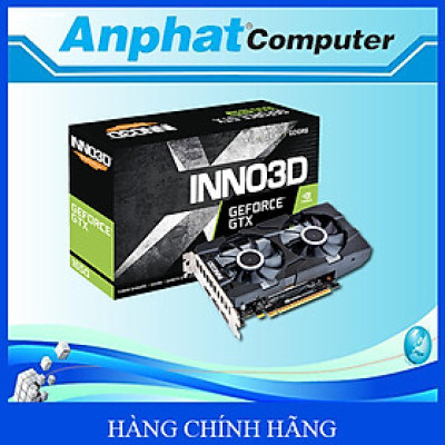 CARD Màn hình VGA Inno3D GeForce GTX 1650 Twin X2 OC 4GB GDDR6 – Hàng Chính Hãng