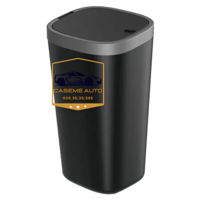 Thùng Đựng Rác Ô Tô Trash Can CH020 – Chất Liệu Hợp Kim Nhôm, Thiết Kế Nắp Lò Xo Đẩy