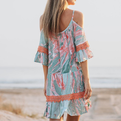 Đầm 2 Dây Trễ Vai Cotton Isla Bonita