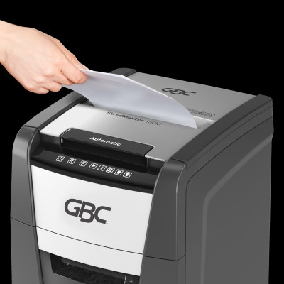 Máy hủy giấy tự động GBC Auto + 100X (hàng chính hãng)