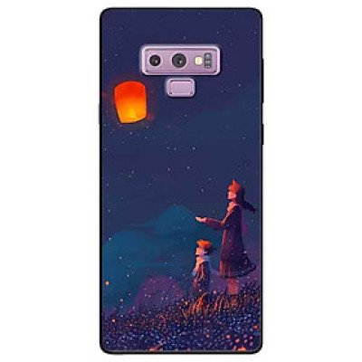 Ốp lưng in cho Samsung Note 9 Mẫu Conan Ngắm Đèn