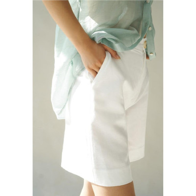 Quần Bermuda Short Linen SHO001W