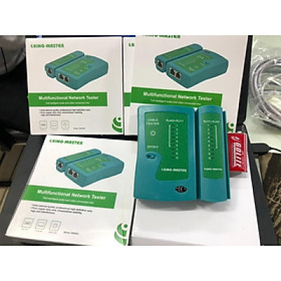 Bộ Test Cáp Mạng KINGMASTER 468 (tặng kèm pin) .Hộp Kiểm Tra Dây Mạng - RJ45 RJ11 - Hàng chính hãng