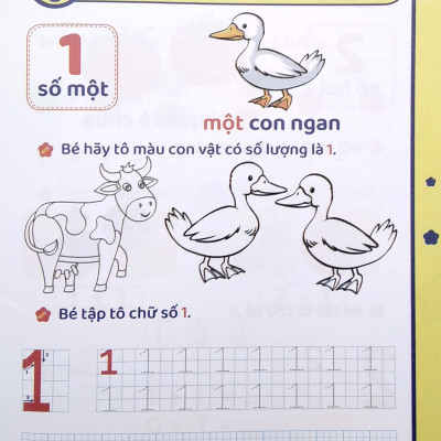 Sách - Chuẩn Bị Vào Lớp 1 - Vở Làm Quen Với Toán - Dành Cho Bé 5-6 Tuổi - Bộ 4 Quyển