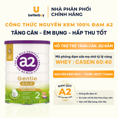 Sữa a2 Milk a2 Gentle Gold Số 2 Lon 800g