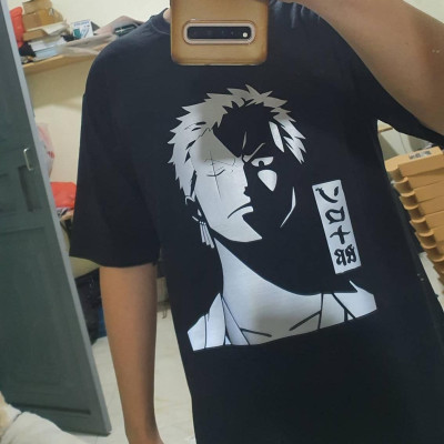 Áo Tay Lỡ Phản Quang Zoro Onepiece mr.buffalo cotton 100% MB34