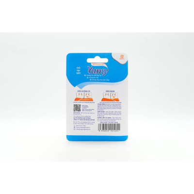 [Lố 12 hộp] Tăm nhựa vỉ 2 hộp chữ nhật YUMY size Z [TN11-125] hộp 140 que