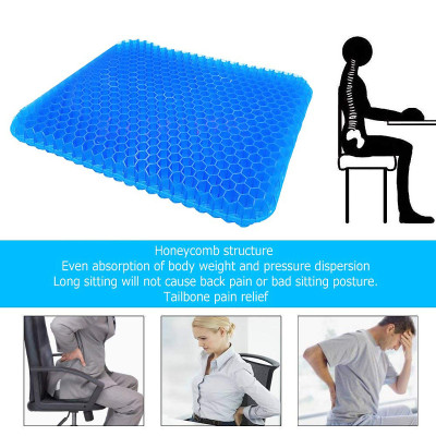 Đệm ngồi lót ghế ô tô cao su thoáng khí hỗ trợ tuần hoàn máu E3-L206