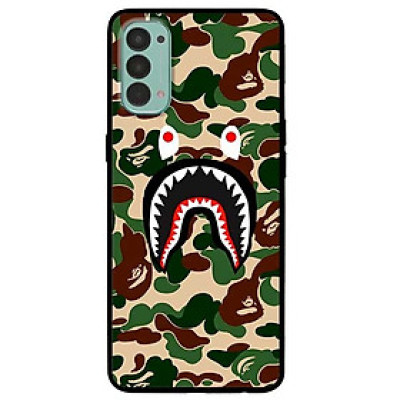 Ốp lưng dành cho Oppo Reno 4 mẫu Bape Camo Xanh Lá