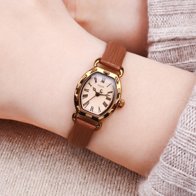 Đồng Hồ Nữ Julius Hàn Quốc Dây Da JA-544E JU1131 (Nâu cafe)