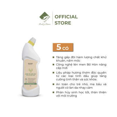 Nước Tẩy Bồn Cầu Hữu Cơ Diệt Khuẩn ECOCARE 1L Hương Cam Bạc Hà Thơm Mát, Chai Tẩy Rửa Nhà Vệ Sinh Siêu Sạch