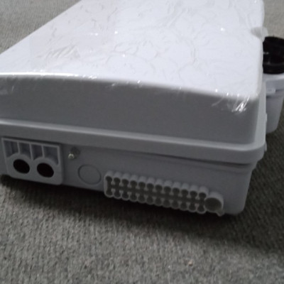 Tủ phối quang 24FO outdoor nhựa, lắp PLC 1*16 box, đầy đủ phụ kiện, Hàng nhập khẩu