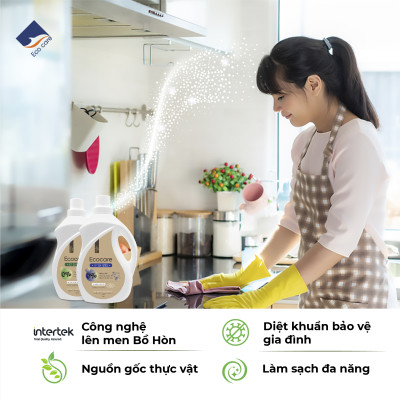 Nước xịt đa năng hữu cơ Bồ hòn và Tinh dầu Sả Chanh 500ml