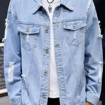 áo khoác jean nam sước