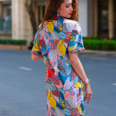 Đầm Mini Lụa Ngọc Hà DRE151 thời trang thiết kế Hity