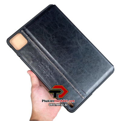 Bao da cho Xiaomi Pad 6, Xiaomi Pad 6 Pro dạng quyển sổ, lưng PC - Hàng nhập khẩu