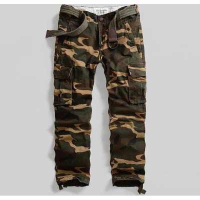 Quần dài túi hộp_có kèm thắt lưng_dã ngoại