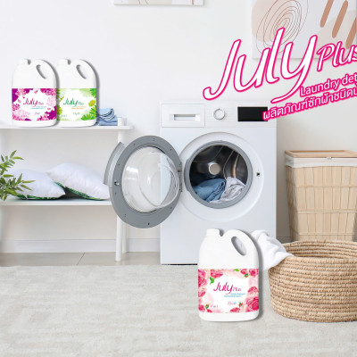 Nước giặt xả cao cấp July Plus 6 in1 3.5L - Hàng nội địa Thái Lan
