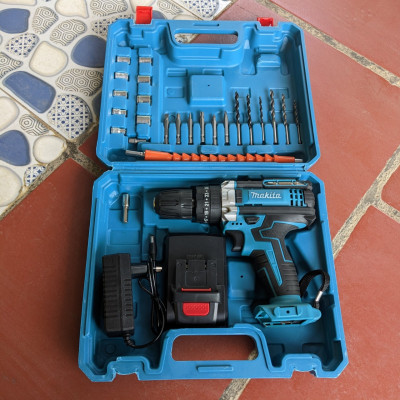 Máy Khoan Pin Makita 100% Lõi Đồng - Máy Bắt Vít Chuyên Dụng, Full Phụ Kiện Hàng Cao Cấp