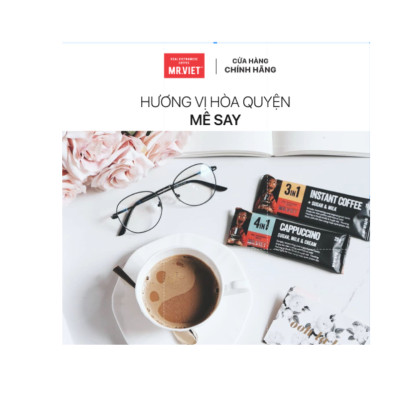 Cà Phê Hoà Tan Mr.Việt - 3 trong 1 Instant Coffee